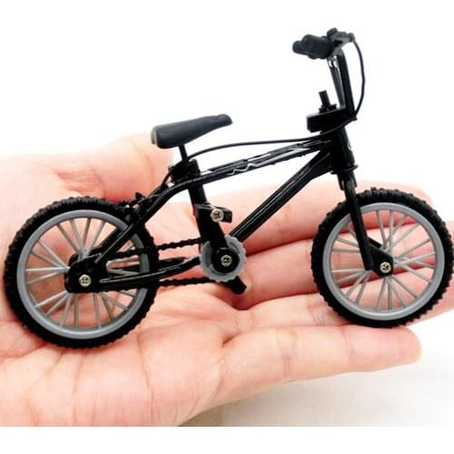 Mini BMX Mountain Bike Bicycle Model Kids Toy Gift Ornament for 1/12 Doll House Tabletop Ornaments Birthday Gift Crafts