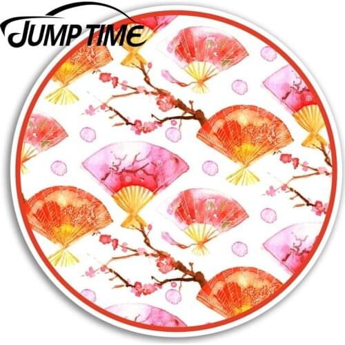 Jump Time for Pretty Oriental Vinyl Stickers Japan Sticker Laptop Luggage Window Decal Waterproof Car Accessories