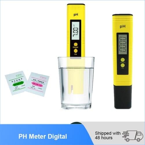 PH Meter Digital 0.01 LCD Digital PH Meter Tester for Water Food Aquarium Pool Hydroponics Pocket Size PH Tester LCD Display
