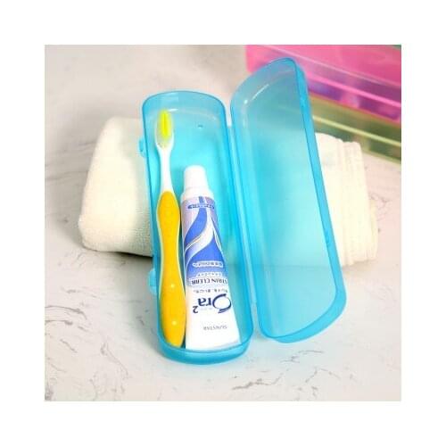 Candy color transparent toothbrush box Creative multi-function receive case 20*3*5cm free shipping