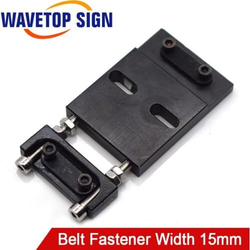 Wavetopsign Belt Fastener For Width 15MM Open-Ended Timing Belt Transmission Belts For X/Y Axis Hardware Tools Machine Parts