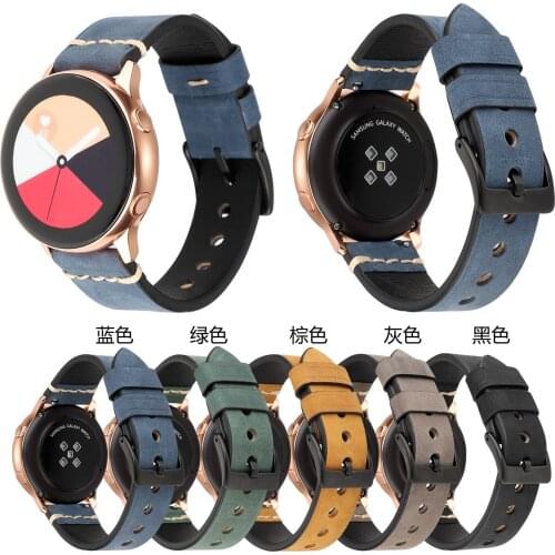 New Samsung active watch strap Samsung Galaxy watch active smart watch strap 20mm 22mm smart wristband for Samsung Galaxy 42mm
