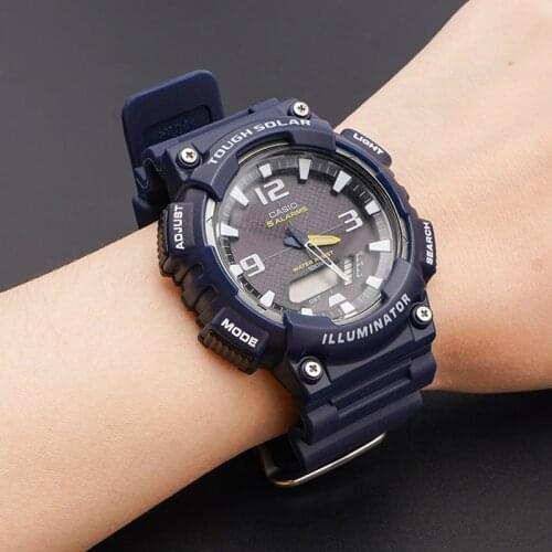 For Casio AQ-S810W AQS810 Sport Waterproof Silicone Watch protective Case Bezel Bracelet Wristband Rubber Watch Replace Strap