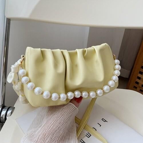 Luxury Wedding Should Bags Vintage Pearl Clutch fashionable purses pearl crossbody bag bags for women 2021