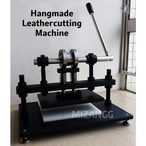 Manual Die Cutting Machine, Leather Leather Indentation / Cutting Machine, Punch Leather Die Cutting Machine