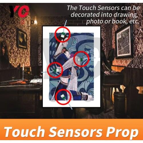 Touch Sensor Prop Escape Room Touch in Correct Sequence to Unlock Takagism Game Real Life Adventure Game Chamber Room YOPOOD