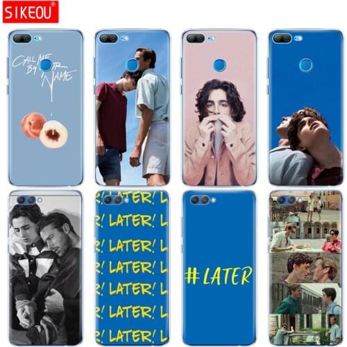 Silicone Cover phone Case for Huawei Honor 10 V10 3c 4C 5c 5x 4A 6A 6C pro 6X 7X 6 7 8 9 LITE call me by your name