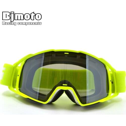 BJMOTO Vintage Men Women Motocross Goggles Glasses Sport MX Off Road Helmets Sport Gafas for Motorbike Dirt Bike ATV