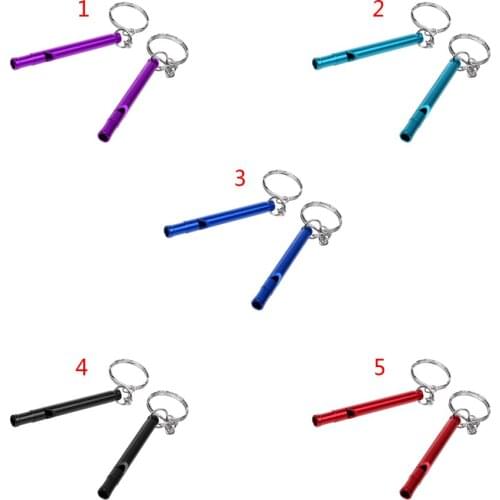 High Quality 2pcs Outdoor Survival Camping Training Emergency Safety Whistle School Football Training Travel Hiking Access Tool