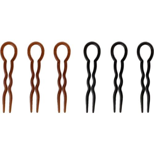 1 Set 3pcs Fork Tools Braid Hairstyle Hair Fork U Shape Fork Clips Pin Accessories New Design