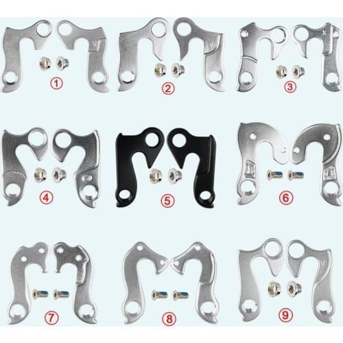 1PC With screws 1-24 Number Alloy Road Bike Mountain Bicycle Rear Derailleur Hanger Hook Parts