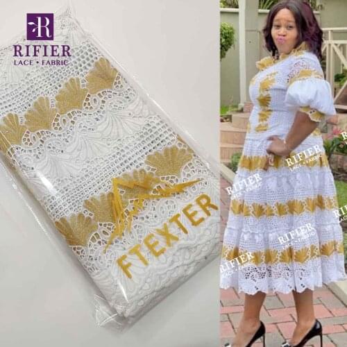 2.5 Yards Embroidered Dry Lace With Rhinestones For Bride Or Bridesmaids Wedding Party Dresses Swiss Voile Lace Material