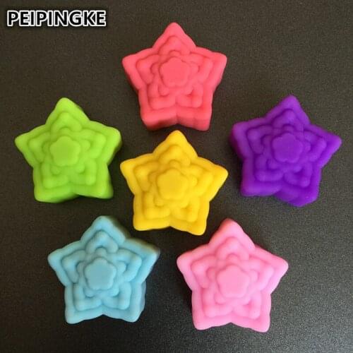 5pcs/lot silicone cake mold 3cm tulip flower shaped silicone chocolate mold cupcake liners pudding mold DIY