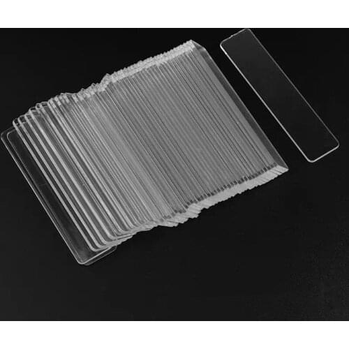 50pcs False Nails Tips Display Show Stand Holder Shelf Rectangle Nail Art Display Board Card Practice for Gel Polish Salon Tools