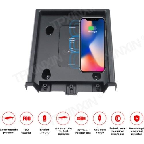 Qi Car wireless charger for Honda ELYSION 2016-2018/ODYSSEY 2017-18 Intelligent Infrared Fast Wireless Sensitive Charging Phone