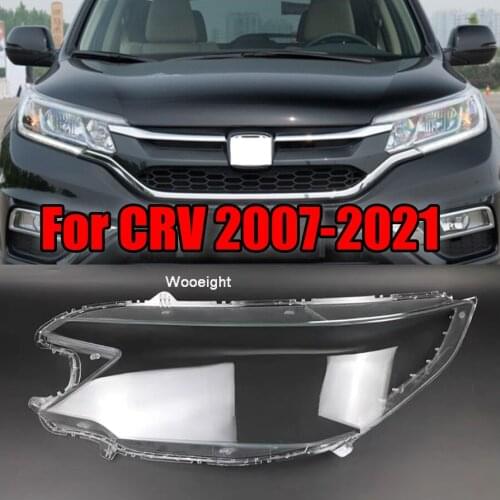 Wooeight Car Transparent Lampshade Head Light lamp Cover Glass Lamp Shade Front Headlight Shell for Honda CRV C-RV 2007-2021