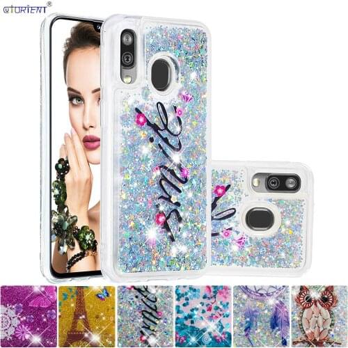 Dynamic Liquid Bling Cover for Samsung Galaxy A40 2019 A 40 Cute Soft Silicone Fitted Case SM-A405FM/DS SM-A405FN/DS Shiny Cases