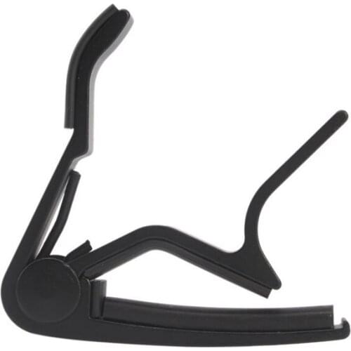 Hot-One Hand Quick Change Capo for Guitar - Black