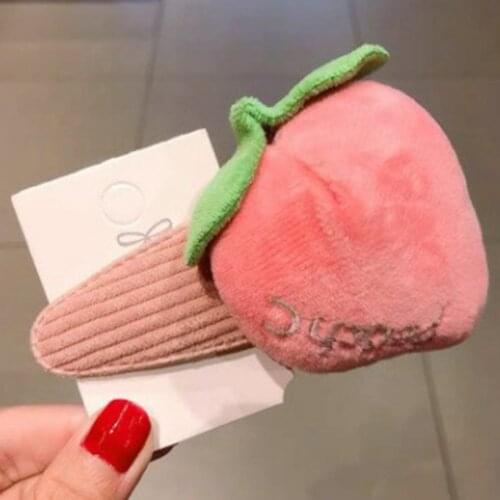 New Hot Korean Cute Plush Hairpins Catoon Soft Hair Accessories