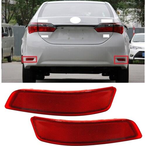 Lofty Richy Rear Bumper Reflector Fog Light Fog Lamp For COROLLA ZRE15 2010 2011 2012 2013 2014 Braker Fog lamp Warning Lamp