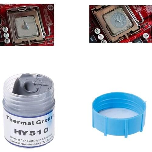 25g Grey Silicone Compound Thermal Paste Conductive Grease Heatsink For CPU GPU Chipset Notebook Cooling With Scraper