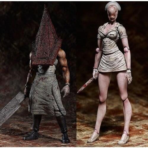 Silent Hill 2 Red Pyramd Thing Figma Sp-055 Action Figure Bubble Head Nurse Sp-061 PVC Figure Model Halloween Toy Doll Gift