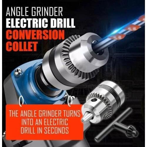 Angle Grinder Electric Drill Conversion Collets Conversion Head For Angle Grinder Woodworking Tool Accessories CLH@8