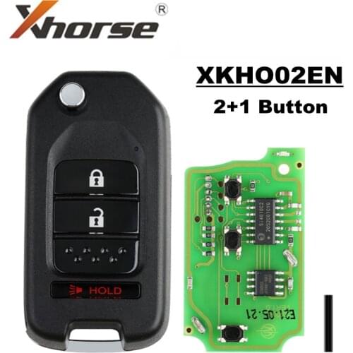 Xhorse XKHO02EN for Honda Universal Wire Remote Key Fob 2+1 Button English Version