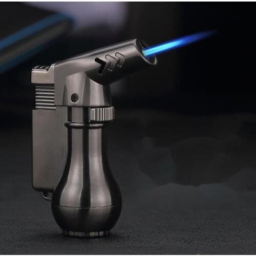 Vase Windproof Direct Punching Lighter Welding Gun Small Spray Gun Inflatable Lighter Mens Gift