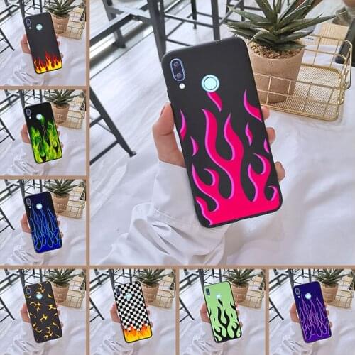 Back Cover For Huawei Nova Smart Lite 2017 Art Flame Aesthetic Silicone Phone Case For Huawei Nova 2i 2 Lite Plus 3 3I 3E 4 4E 5