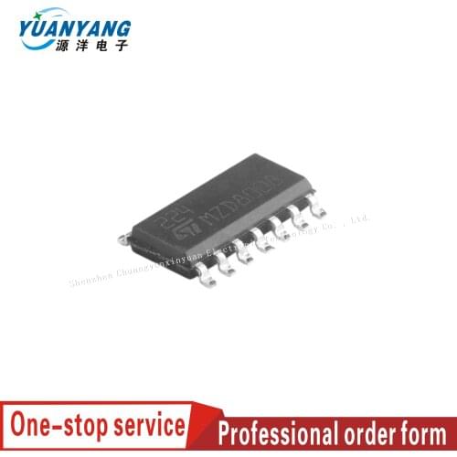 10pcs free shipping LM224 LM224DR LM224DT SOP-14 Operational Amplifiers - Op Amps 3-32V Quad Channel Lo PWR -25 to 85deg