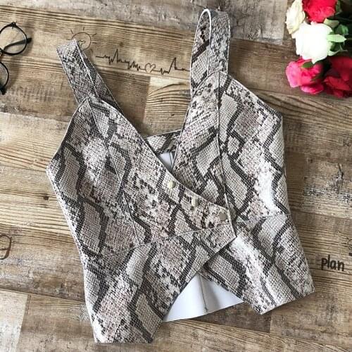 2021 Spring Fashion womens genuine leather Vests Sexy&club waist coat Top B653