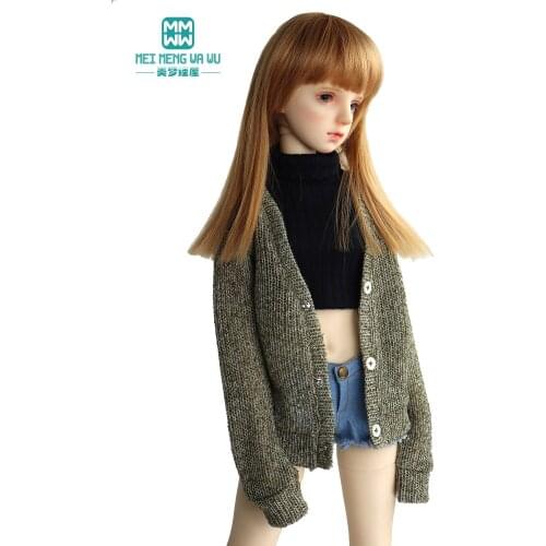 BJD accessories Doll clothes Fashion wool cardigan, miniskirt, denim shorts for 58--60CM 1/3 SD ASDolls toys Ball Jointed Doll