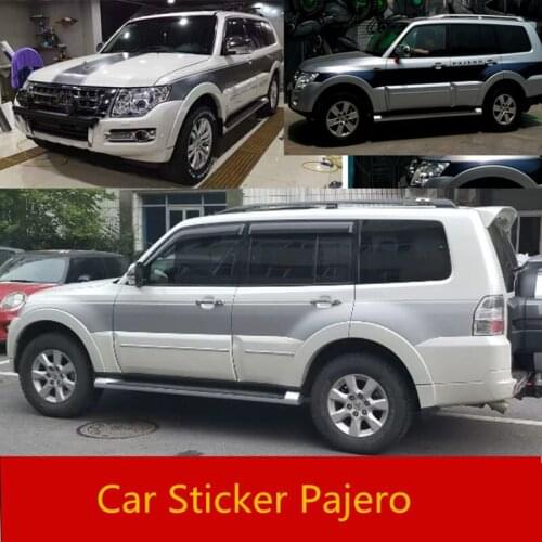 Car Sticker For Mitsubishi Pajero V93 V97 2019 Body Exterior Decoration Sticker SUV Door Sticker Film V93 V97