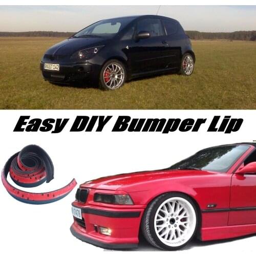 Bumper Lip Deflector Lips For Mitsubishi Colt Front Spoiler Skirt For Car Tuning View / Body Kit Wing / Strip