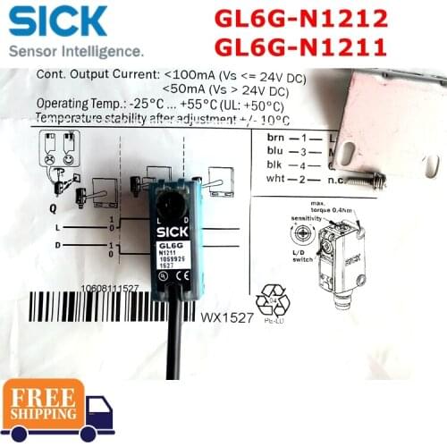 SICK Switch GL6G-N1211 1059925 GL6G-N1212 1060811 Brand new original