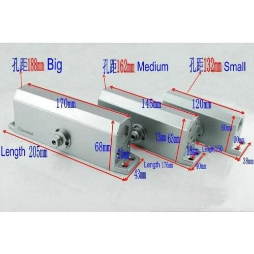 HQ 338 Model Big Type 90 Degree Positioning Household Heavy Duty Hydraulic Aluminium Door Closer