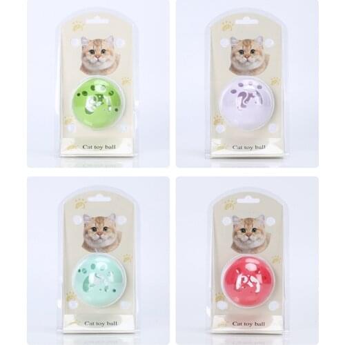 Legendog Cat Light Ball Toy LED Self-Amused Hollow Ball Kitten Toy Cat Interactive Toy Ball Kitten Chasing Toy Pet Training Toy