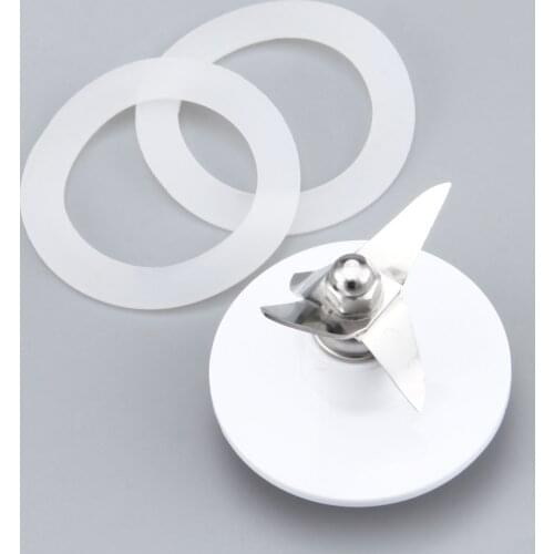 3pcs/set Blender Blade Cutter with Rubber Sealing Gasket Replacement Fit for Cuisinart Blender White Kitchen Blender Parts