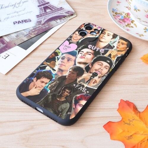 For iPhone Dylan O'Brien Collage Print Soft Matt Apple iPhone Case
