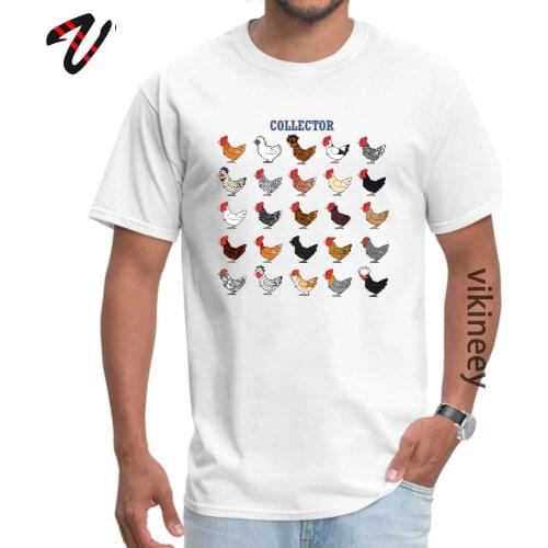 Latest Mens T Shirt Chicken collector Printed On Tshirts Twin Peaks Slash Sleeve Customized T Shirt Round Collar Wholesale
