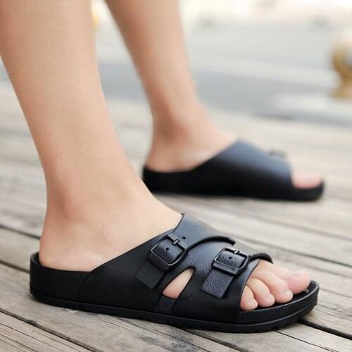 FIXSYS Buckle Couple Beach Slippers Summer Anti-alip Slippers Outdoor Indoor Sandals for Man and Woman Lightweight Water Shoes