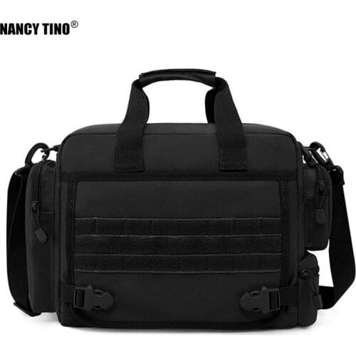 NANCY TINO Molle Military Laptop Bag Tactical Messenger Bags Computer Backpack Belt Shouder Camping Outdoor Sports Army Bag