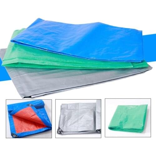 Super PE Tarpaulin 0.35mm Thick Rainproof Cloth Waterproof Sunscreen Grid Cloth Fiberglass Mesh Tarpaulin Laminated Woven
