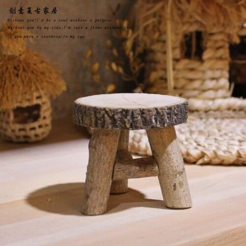 Restoring ancient ways small wooden chair baby photography props BeBe photo small furnishings accessory