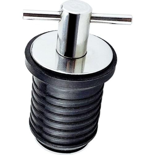 Twist Drain Plug Stopper for Marine Boats Yacht Kayak Canoe ( 1inch Diameter)