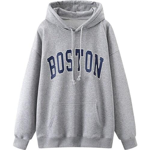 Oversize Women Soft Cotton Hooded Pullover 2021 Spring-autumn Fashion Ladies Vintage Loose Pullover Female Casual Printed Top