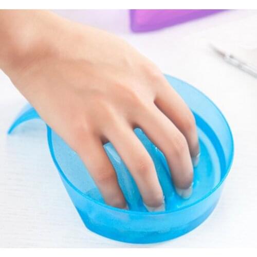 1pcs Nail Art Hand Wash Remover Soak Bowl DIY Salon Spa Bath Treatment Professional Manicure Tools PP Palm Rest Nail Supplies