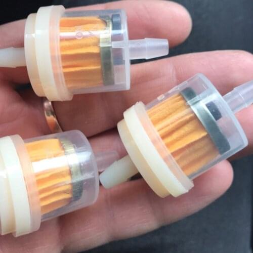 10Pcs Motorcycle Gasoline Filter High Quality Oil Fuel Filter for Scooter Moped Gas Scooter Dirt Bike ATV Motorcycle Parts