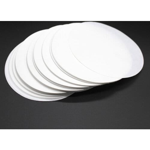 100pcs/set 7cm Laboratory Filter Paper Circular Medium-speed Qualitative Filter Paper Hole Diameter 10~20 Micron Thickness 0.2mm